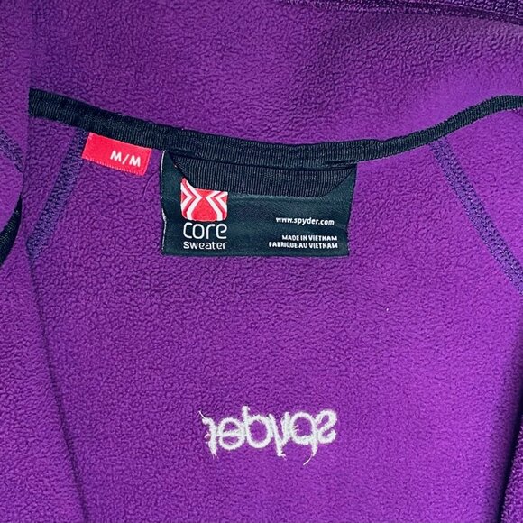 Spyder Purple Full-Zip Sweater Jacket – Size Medium - Picture 4 of 7